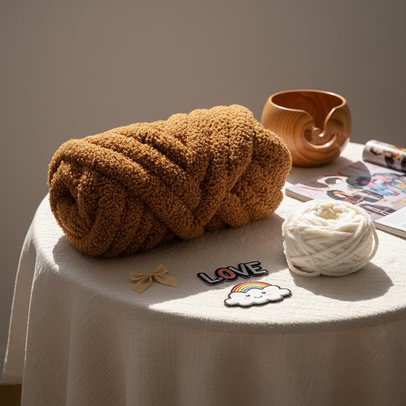 Fire teddy fleece chenille de 3 cm