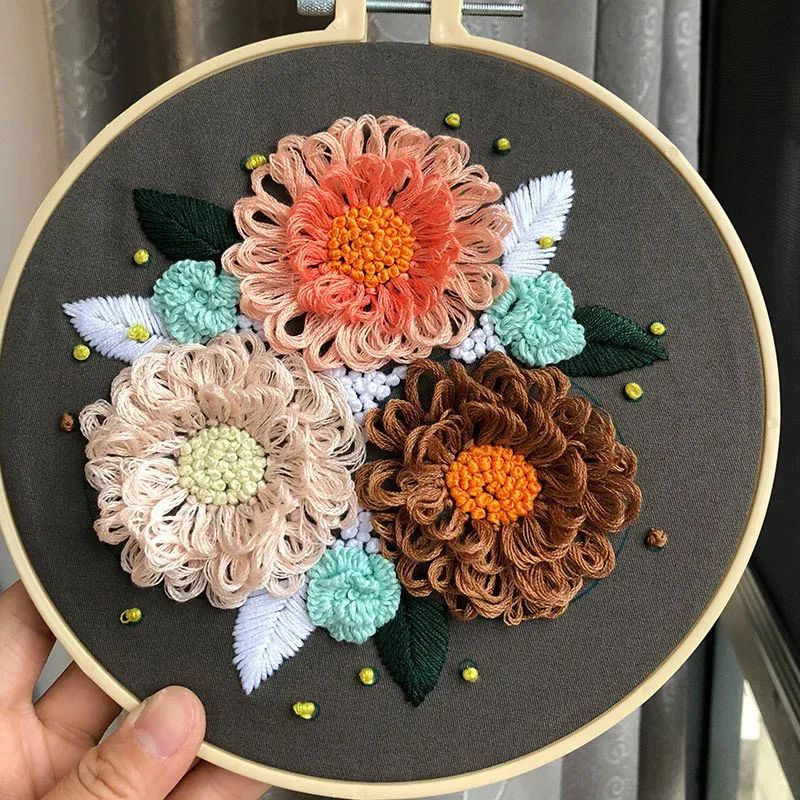 3D Floral Embroidery Starter Kit